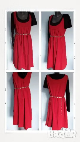 Изумителна маркова ватирана рокля "Lagarto" / голям размер , снимка 13 - Рокли - 36527559