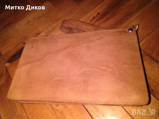 Борсета за ръка Фармахим  от соца -естествена кожа като нова 245х145мм, снимка 9 - Чанти - 27558420