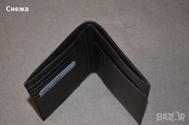 Piquadro Black Square PU1393B3R/TM луксозен вертикален портфейл до 13 карти, снимка 6 - Портфейли, портмонета - 32657613