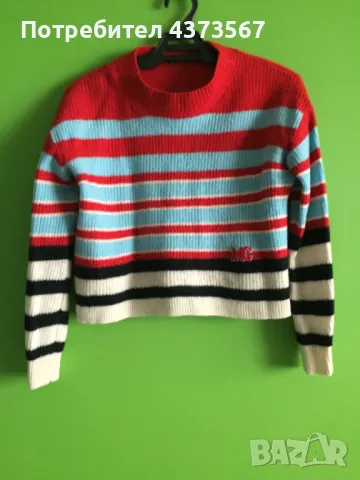 Дамски пуловер, марка Marc Cain, размер  „ S „  многоцветен, снимка 1