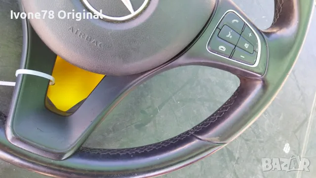 ПРОМОЦИЯ Трилъчев волан от естествена кожа за MERCEDES C, снимка 5 - Аксесоари и консумативи - 49519476