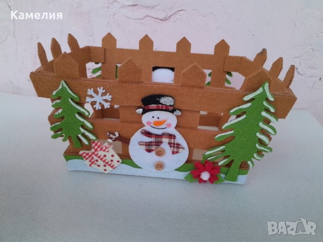 Коледна кошничка, снимка 1 - Коледни подаръци - 43118025