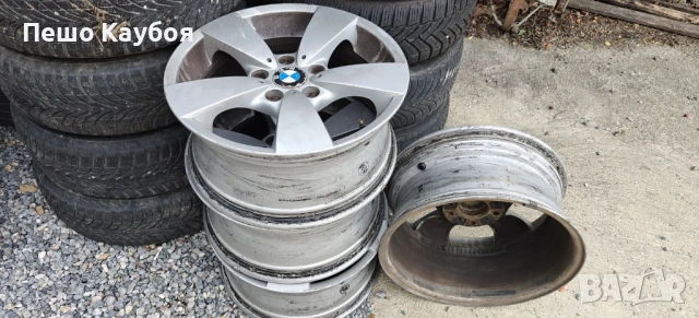 Оригинални Алуминиеви 17 цола Джанти BMW E60-4x4, снимка 2 - Гуми и джанти - 50461977