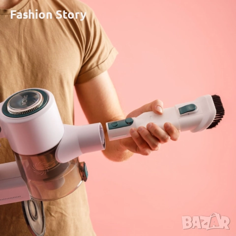 Безжична прахосмукачка Solac Turbobat Power - С HEPA филтър и LED четка, снимка 5 - Прахосмукачки - 51922216