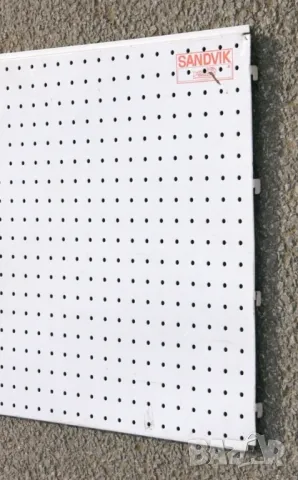 SANDVIK Метални ПАНЕЛИ 890x490 мм Перфорирани Пана Стелажи Щендери Стени за Инструменти и др. БАРТЕР, снимка 2 - Друго търговско оборудване - 47741976