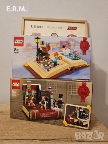 Комплект Lego 40410 Charles Dickens и 40291 Hans Christian Andersen , снимка 1 - Колекции - 43399908