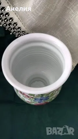 Керамична ваза , снимка 3 - Вази - 49724159