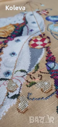 Ушит гоблен Santa's Magic - Mirabilia, снимка 5 - Гоблени - 48503407