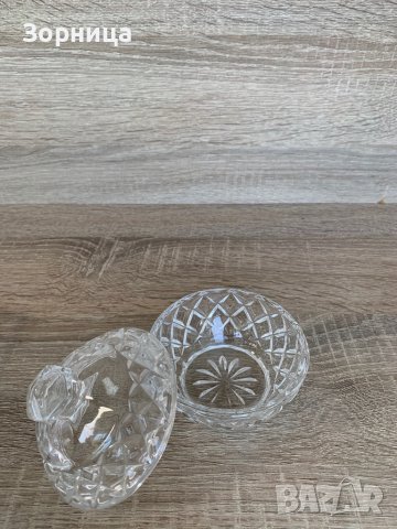 Кристална каничка и захарница Bohemia , снимка 4 - Декорация за дома - 36766783