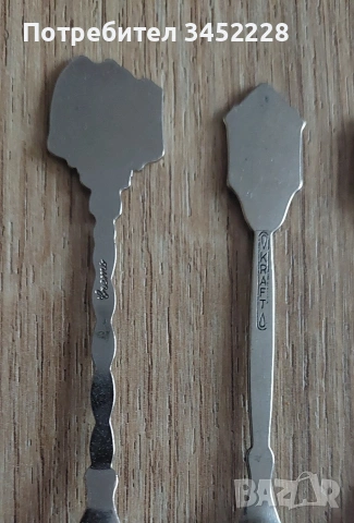 лъжички за колекционери 4 броя , снимка 7 - Антикварни и старинни предмети - 53212227