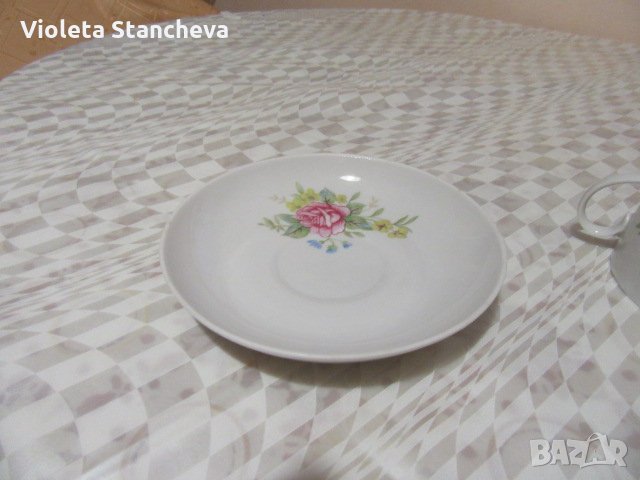 ПОРЦЕЛАНОВА ЧАЕНА ЧАШКА С ЧИНИЙКА - СССР, снимка 4 - Чаши - 35295770