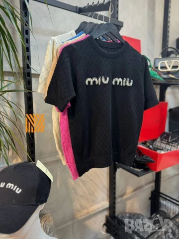 дамски блузи Miu miu , снимка 2 - Тениски - 51294176