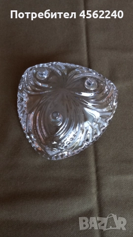 Кристална купа, снимка 2 - Прибори за хранене, готвене и сервиране - 52285485
