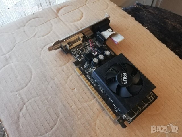 Видео карта NVidia GeForce Palit GT610 HDMI 2048MB GDDR3 64bit PCI-E, снимка 4 - Видеокарти - 43534011