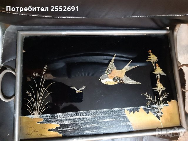 Поднос, снимка 4 - Антикварни и старинни предмети - 32981273