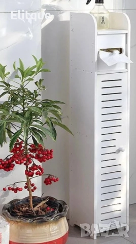 Водоустойчив шкаф за баня,ултра тънък рафт за съхранение,подходящ за малки пространства, снимка 3 - Други стоки за дома - 52832323