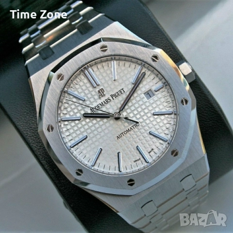 Audemars Piguet Royal Oak 41mm Steel White Dial Automatic Различни Варианти, снимка 3 - Мъжки - 48183763