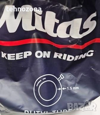 Вътрешна мото гума 2.50/2.75/3.00/3.25/3.50-12 JS87 BR МИТАС Усилена-1.5мм, снимка 4 - Гуми и джанти - 52236629