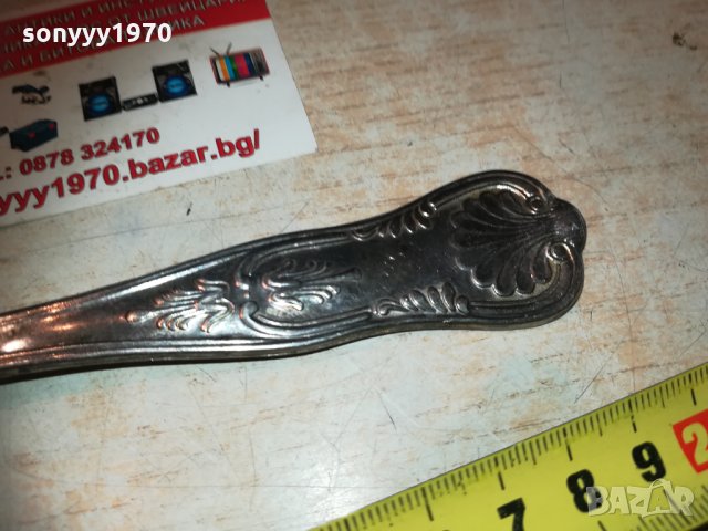 сребърна лъжица-внос швеицария, снимка 16 - Колекции - 32270716