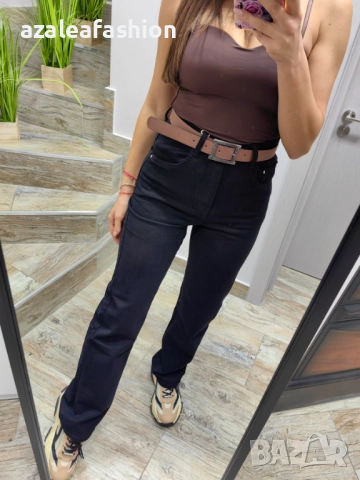 Дамски дънки с подарък колан, снимка 6 - Дънки - 52672501