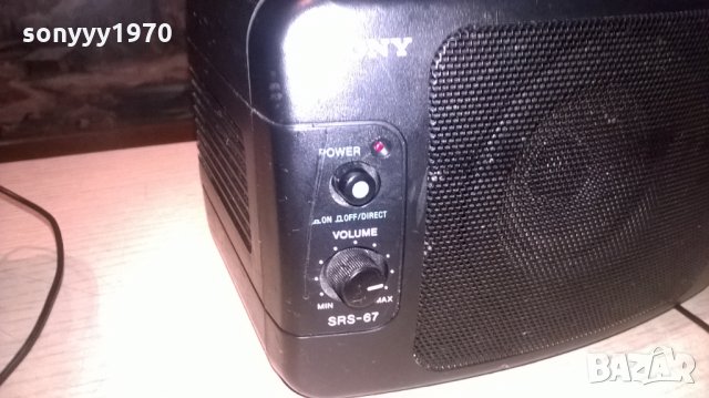 sony srs-67-активни тонколони-18х13х12см-внос швеицария, снимка 9 - Тонколони - 27361289
