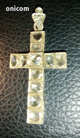 Стар и уникален кръст с 11 диаманта, снимка 5 - Други - 35238089