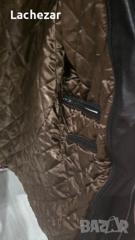 Мъжко кожено(естествена кожа)яке Bugatti размер М , снимка 5 - Якета - 52759649