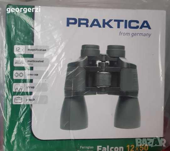 Бинокъл PRAKTICA Falcon 12x50 mm Porro Prism, снимка 3 - Подаръци за мъже - 32183001