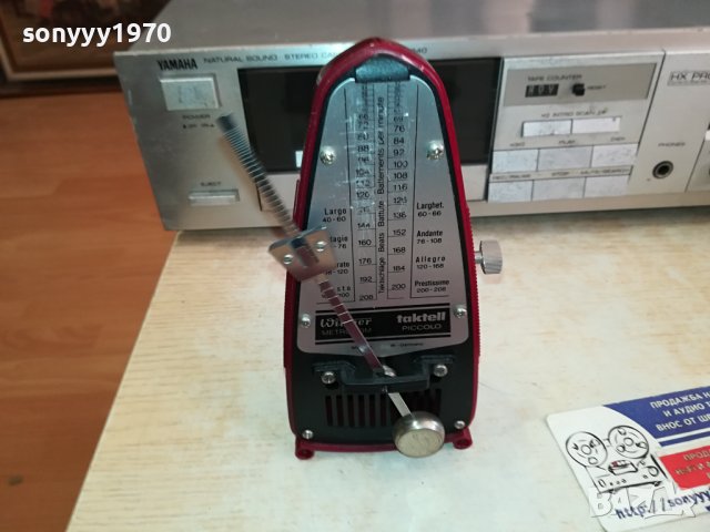 Willner Metronom Taktell Piccolo-MADE IN WEST GERMANY-ВНОС SWISS 1112231202