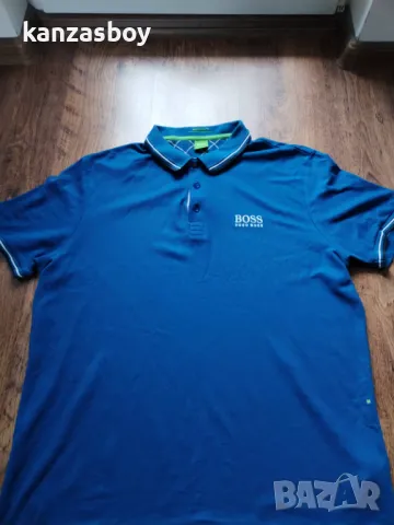 hugo boss green - страхотна мъжка тениска XL, снимка 4 - Тениски - 49799914