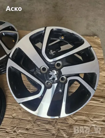 4x100..15цола 4.5j ET45 оригинални Пежо , снимка 5 - Гуми и джанти - 48389824