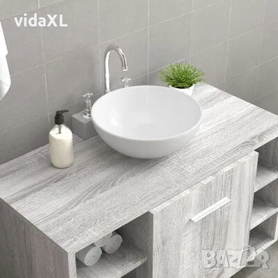 vidaXL Мивка бяла 28x28x10 см керамика(SKU:242569), снимка 2 - Мивки - 49208262