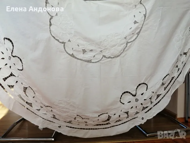 Покривка за кръгла маса , снимка 2 - Покривки за маси - 47636575