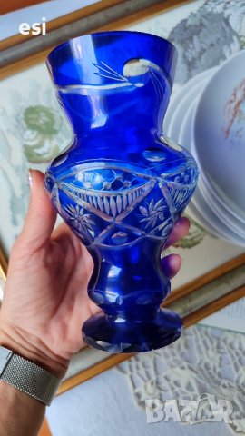 кристална ваза , снимка 1 - Други ценни предмети - 43488469