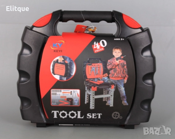 Куфар-маса с инструменти,детски комплект, снимка 4 - Играчки за стая - 52745171