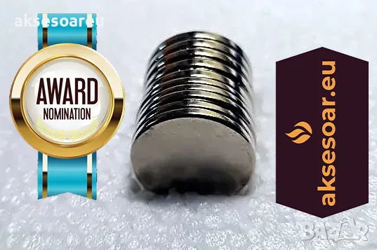 Супер силни нови неодимови дискови малки мощни магнити за хладилник строителни научни занаятчийски и, снимка 10 - Аксесоари за кухня - 47852464