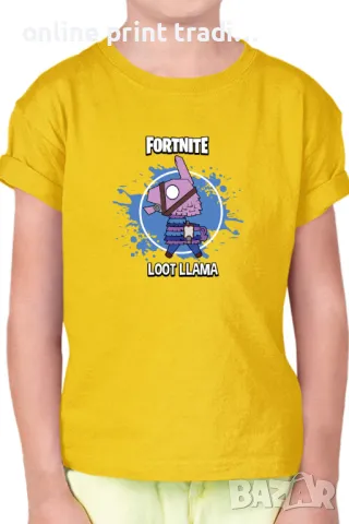 Детска тениска Фортнайт Fortnite Loot Lama Llama, снимка 10 - Детски тениски и потници - 48523323