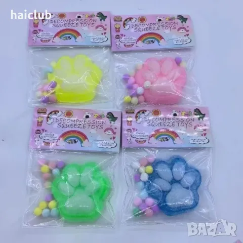 Котешки лапички таба Скуиши/Скуиши лапички/Cat Paw Taba Squishy, снимка 17 - Образователни игри - 48712579