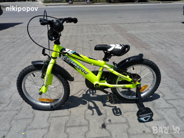 PASSATI Велосипед 16" SAMURAI жълт, снимка 8 - Велосипеди - 53558802