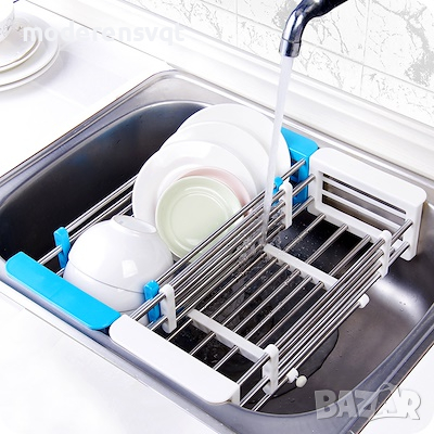 Кухненски разтегателен отцедник за мивка, снимка 2 - Други - 44877971