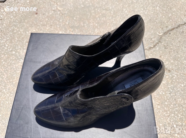 Боти от естествена кожа FURLA размер 40, снимка 2 - Дамски боти - 52102607