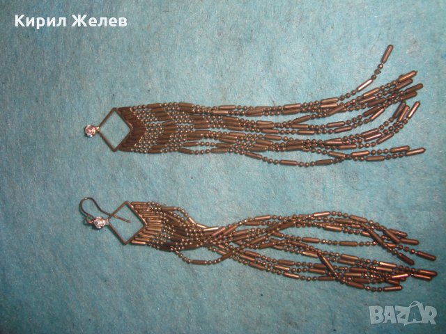 ВИНТИДЖ ЗЛАТИСТИ ОБЕЦИ с КРИСТАЛЧЕТА АРТ ВИСУЛКИ 75891