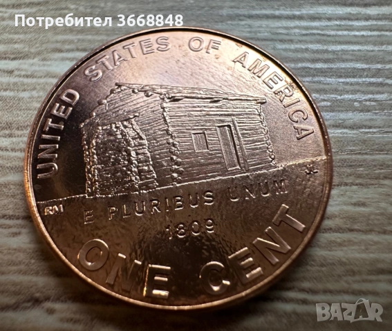 Юбилейни монети - Ейбрахам Линкълн - 2009 - BU, снимка 6 - Нумизматика и бонистика - 53434009