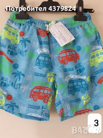 Нови немски шорти/бански за момче с этикет, р.110/116 см.