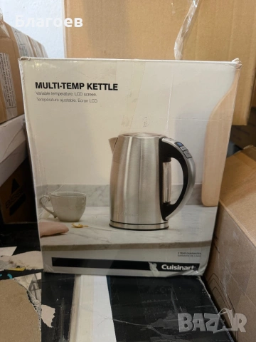 Електрическа кана Cuisinart, 2750W, 1.7 л, LED дисплей, Inox, снимка 2 - Кани - 53205482