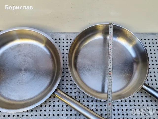 Тигани - неръждаеми, снимка 4 - Съдове за готвене - 47610402