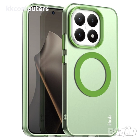 IMAK Удароустойчив Калъф (PET + TPU) за Xiaomi 15T- MagSafe, Airbag технология, вкл. Протектор, 6 Цв, снимка 3 - Калъфи, кейсове - 52377861