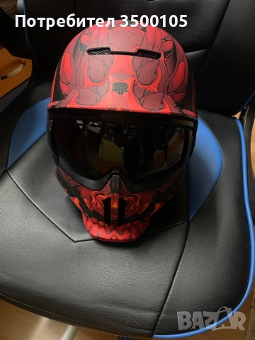 Ruroc RG1-DX HELMET - EL DIABLO, снимка 4 - Спортна екипировка - 52929932