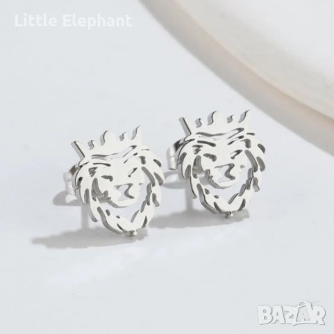 Sale Обеци лъвове,колекция"Animals"/нови