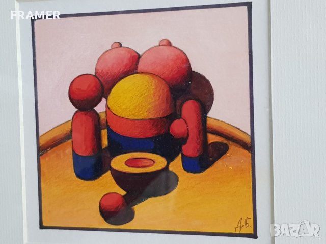 Димитър Буюклийски – Мичи /1943 – 2022/ Натюрморт, снимка 4 - Картини - 43673399